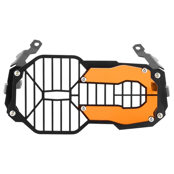 Frontlyktebeskyttelse Grilldeksel med Akryllampe Patch Passer for R1200GS R125Orange