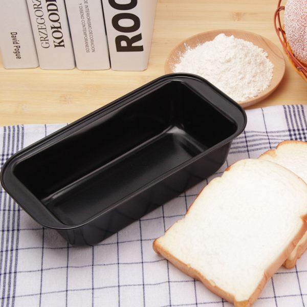 Rektangulær toastform i kulstofstål bagebrødform non-stick brødform kagebageform