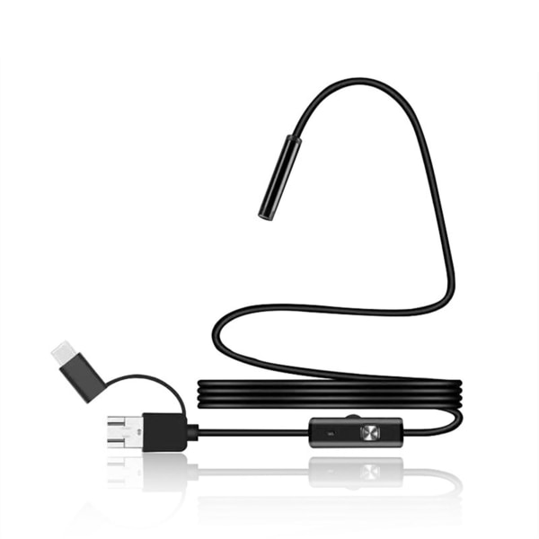 USB Industrial Endoscope Snake 5m Kabel High Definition Metal Inspection Camera for telefondatamaskin