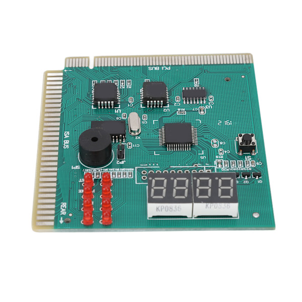 PC-diagnosekort 4-cifret standard PCI ISA-port Dual POST Code Display Desktop-diagnosekort til pc-moderkort