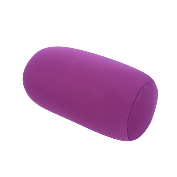 Micro Mini Mikrofiberkudde Rulle Stödkudde Resa Hemma Sovkomfortabel Lila