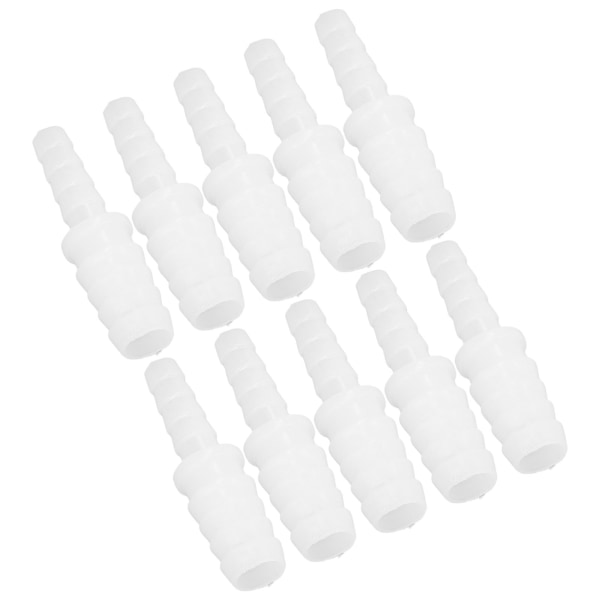 10 st Slangkoppling PE-slanganslutning Hulling Reducer Led Rak Genom Set Kit