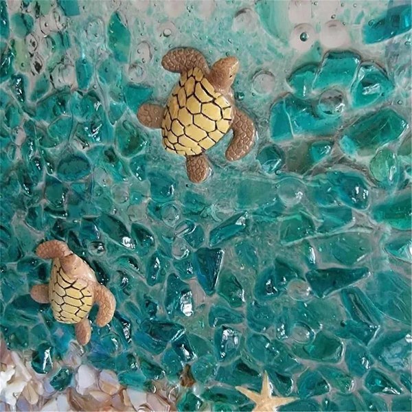 Ocean Glass Art Set, sopii aikuisten tee-se-itse-kokoonpanoon, Fishtail