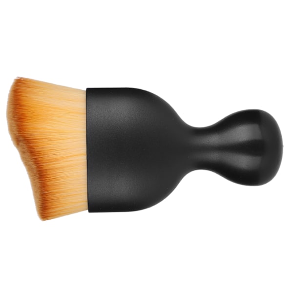Foundation Makeup Brush - Vinglasformad basmakeupborste för flytande foundation - Brun