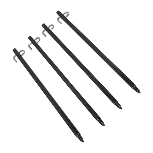 4 stk teltplugger campingplugger aluminiumslegering høyfast piggsett for utendørs bruk