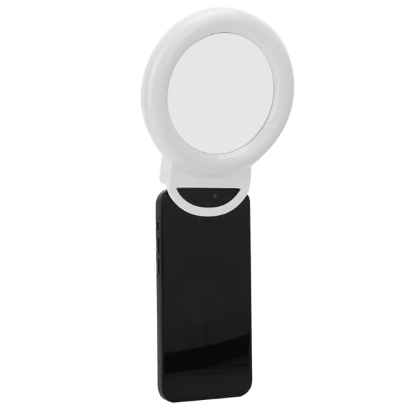 AL20 Smarttelefon Fylllys LED Klips på Oppladbart Ring Fylllys for Direktestrømming
