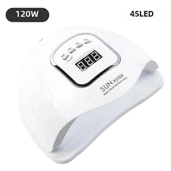 Profesjonell 168W Negletørkerlampe med 42 LED-lys og Automatisk Sensor for Manikyr Skjønnhetssalongutstyr 120W45LEDS us