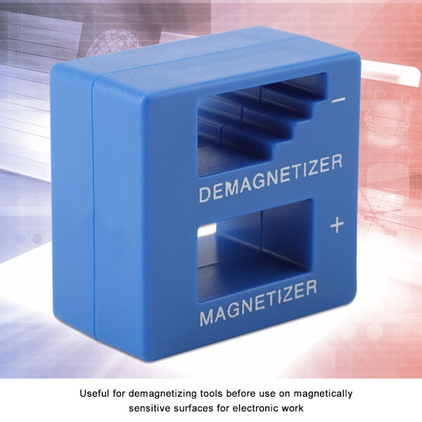 2 i 1 Magnetizer Demagnetizer Magnetisk Værktøj til Skruetrækkerbits Skruebits Små Hardware