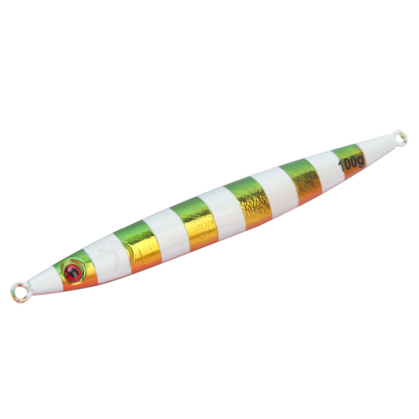 Luminous Lures Snabbt Sjunkande Järnplatta Fiskebeten 3D Ögon Bass Crankbait Tackle WobblerGuld