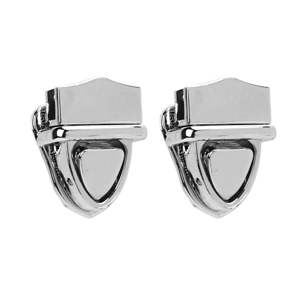 10 stk. Tuck Lock Clasp Catch Klassisk Glansfuld Legering Pung Tommelfingerlås til DIY Tegnebog Lædertaske