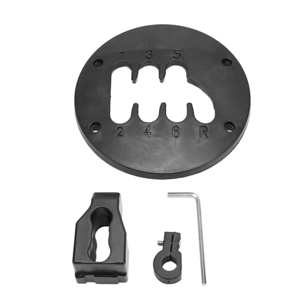 Formdæmpning 6-trins Short Throw Shifter Midterplade Real Feel Gear Opgraderingstilbehør til Thrustmaster TH8A