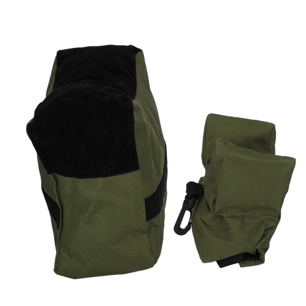 Holdbar bærbar skydning Forreste Bagbænk hviletasker Sæt Rifle Target Stand til jagt (grøn)