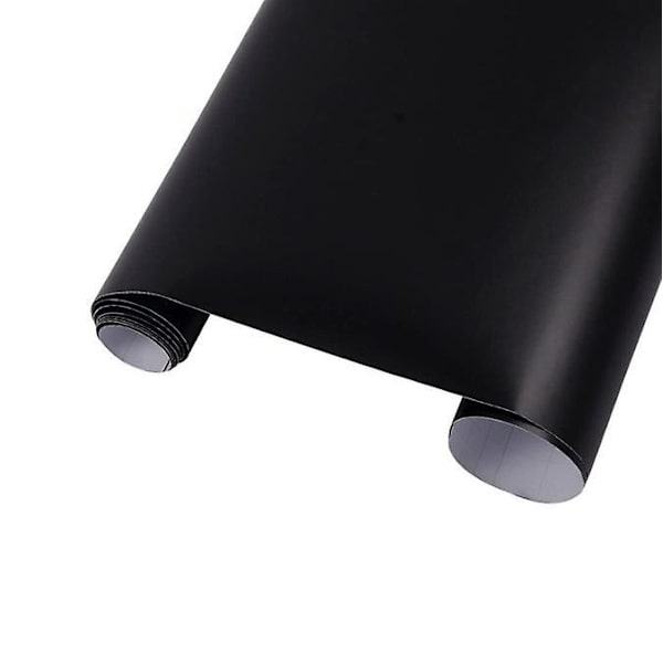 Matt Svart Vinylfolie med Luftutløsningsteknologi - 22*130cm - Ideell for Utendørs Bilbruk