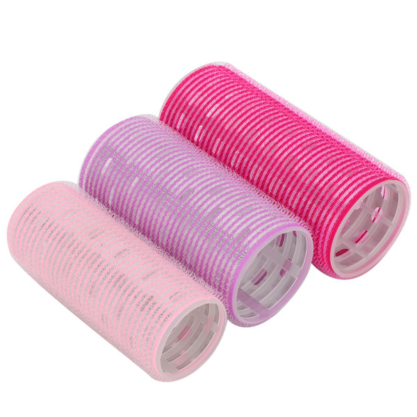 3st självhäftande hårrullar Portable Grip Holding Styling Curlers Frisörverktyg