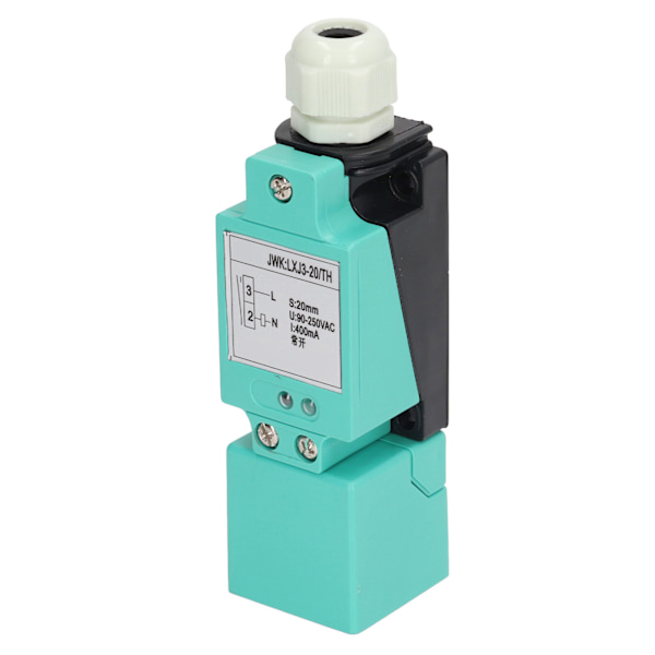 Induktiv analog sensor närhetsbrytare för avståndsdetektering PNP normalt öppen 90‑250VAC