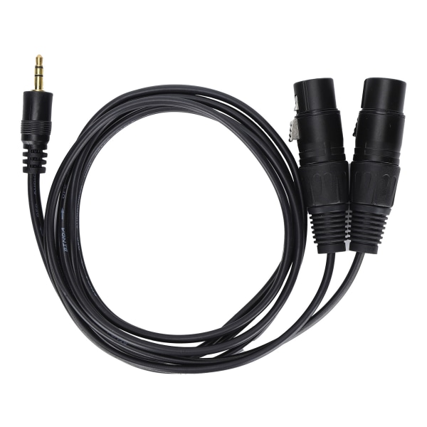 JORINDO Dual Female XLR to 3.5mm YSplitter Cable XLR Female to 1/8 Inch Jack Cable Cord