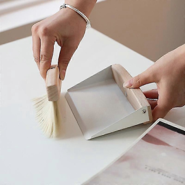 Starlight-table Børstesett Mini Magnetisk Støvbrett Og Metallbørstesett Spisebord Smulesamler, Lite Støvbrett Og Bordbørste, 1 Sett