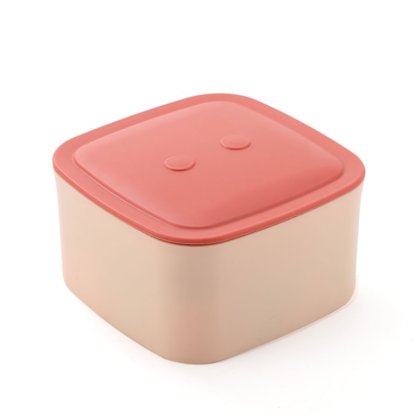 Magnetisk sybox PP Polyester Färgglad Multifunktionell Skandinavisk stil Hantverksförvaringsbox för hem Rosa och lila