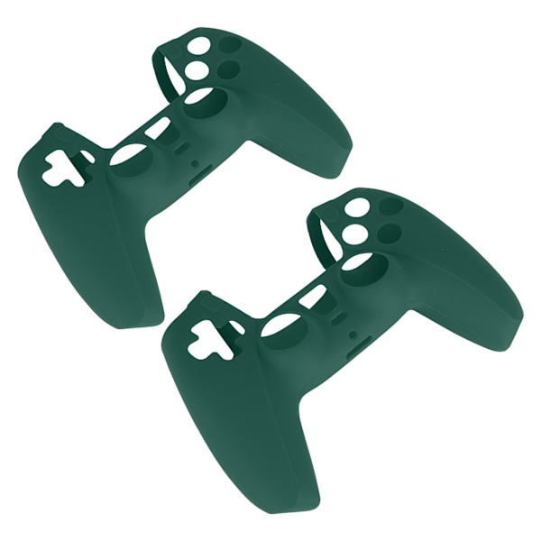 2 stk DOBE Antiskid Silikon Spillkonsoll Beskyttelse Gamepad Håndtak Grep for PS5(Grønn ) Vert