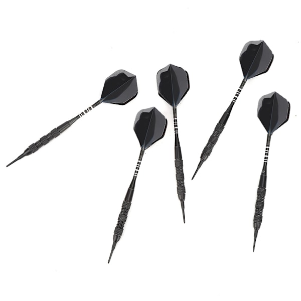 Professionelt sikkert blødt sort nikkel aluminiumlegering moderigtigt unikt konkurrencedygtigt underholdende dartkit attraktiv gave