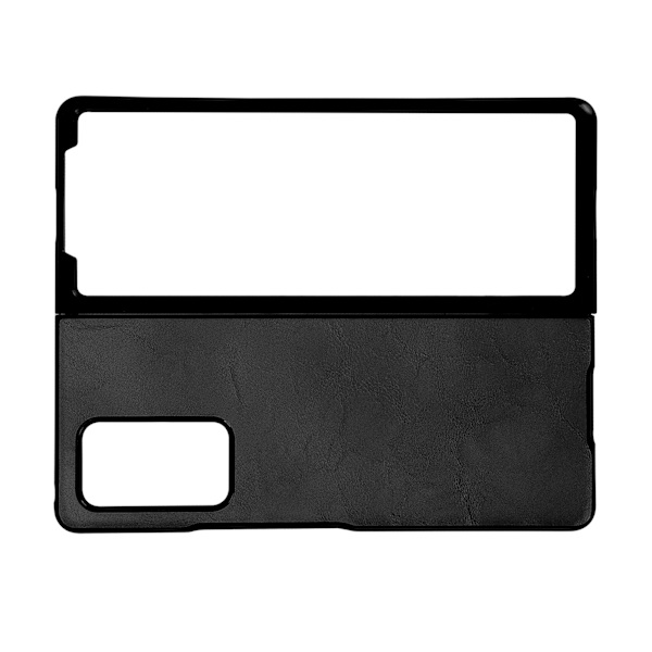 Läderfodral för Samsung Galaxy Z Fold 2 mobiltelefon Anti Fall skyddsfodral Svart