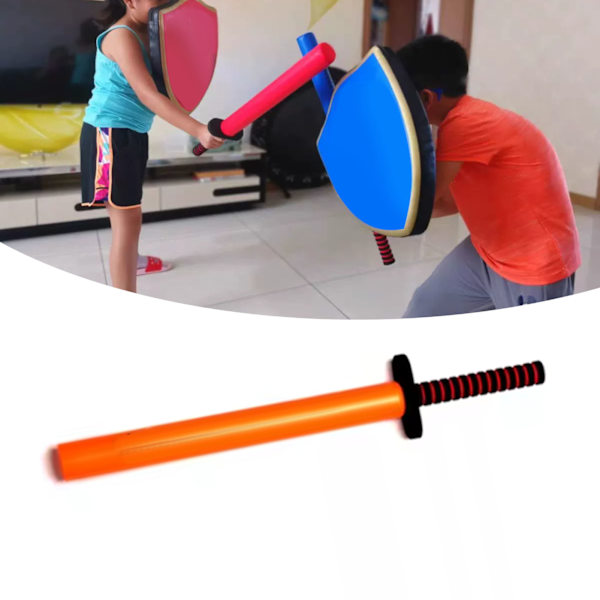 Øvelsessværd Børns Sparring Træningssværd Stick Praktisk Kampsport Træningsværktøj Orange