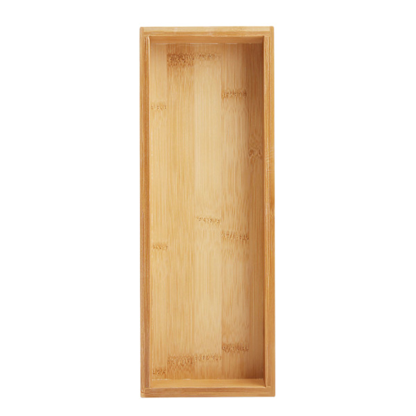 Serveringsbricka i massiv bambu i japansk stil Fruktte Frukostserveringsbricka (28*10,2*3 cm)