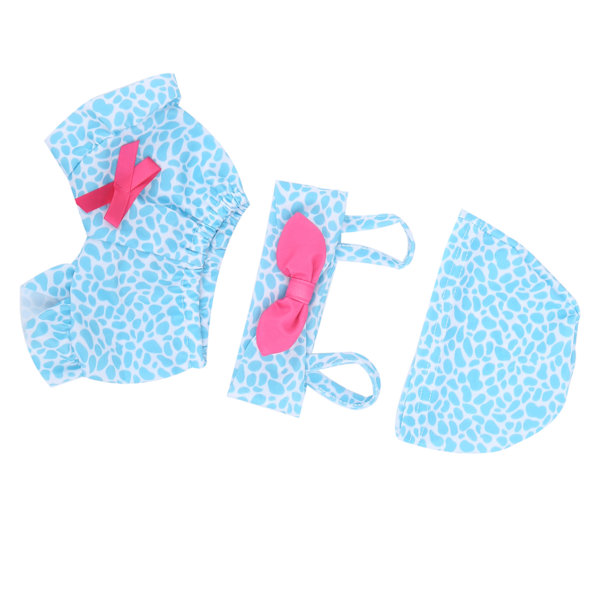 Nukkevaatteet Uimapuku Pukeminen Baby Doll -asut Tarvikkeet 43 cm Nuken LelulleQD18‑019