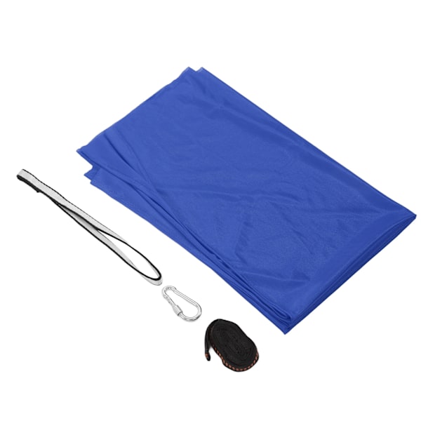 Barnhammock i polyester, stretchig och bekväm, sensorisk hängmatta för barn, inomhus och utomhus, blå