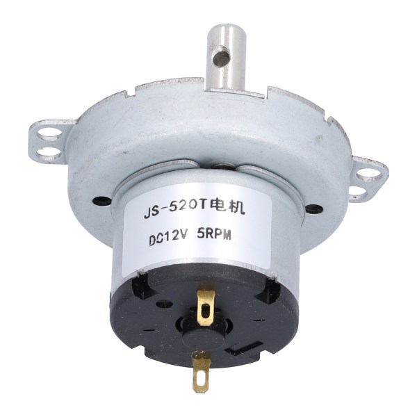 JS-520T synkronmotor Slitesterk DC 12V 5RPM girmotor for elektroniske produkter