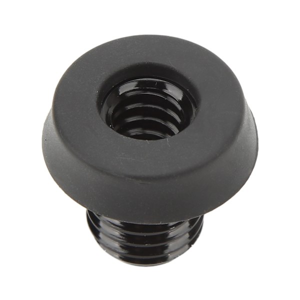 Billiard Cue Bottom Cover Aluminium Alloy Plastic Rear Plug Pool Stick Bumper Protector Black
