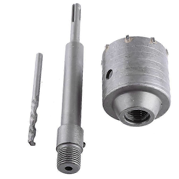 65mm Betongbor Vegghullsag Kuttersett Murstein Sement Stein 200mm Stang Med Skiftenøkkel