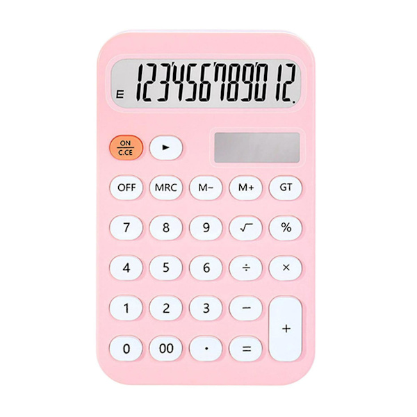 Finansiel lommeregner med skridsikker design