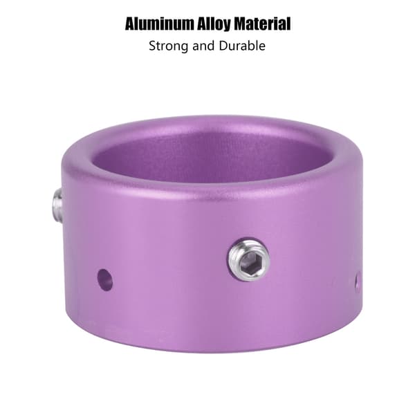 HH-ALM01 Stor aluminiumslegering alarmring bilantenne sugekopp klips kantsensor lilla