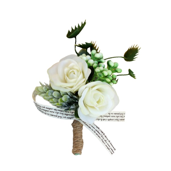 Brud og brudgom knapphullsblomst brudepike og forlover corsage rose knapphullsblomst