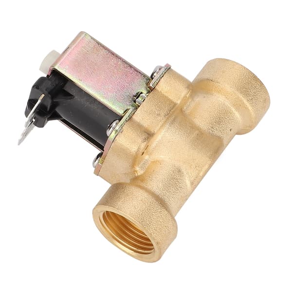 G1/2\" Hunn-gjenge Normalt Åpen Messing Solenoid Elektromagnetisk Ventil (DC12V)