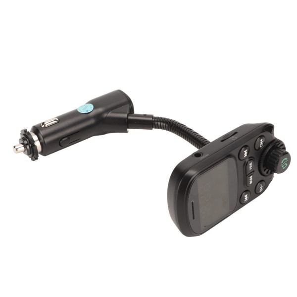 Bluetooth FM-sender Trådløs radioadapter Billader Mp3-spillerstøtte PD30W QC18W Hurtiglading