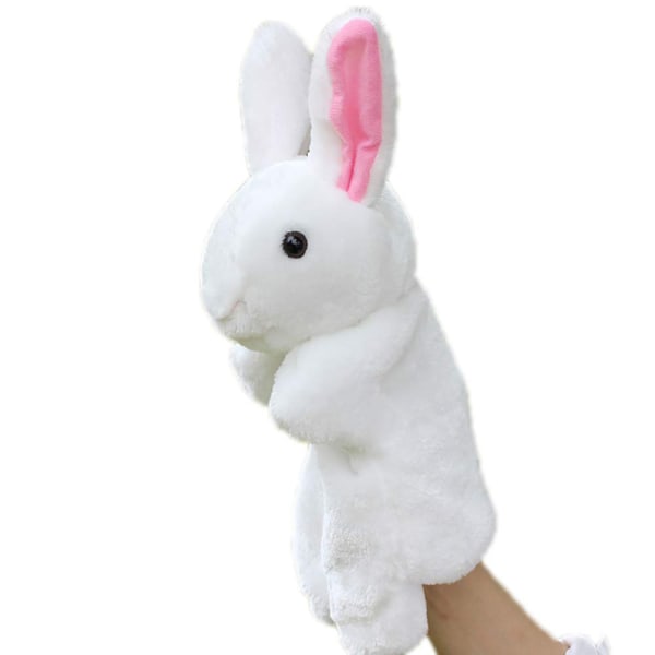 Sarjakuva Bunny Pehmo Finger Puppet - Söpö kanilelu lasten syntymäpäivälahjaksi