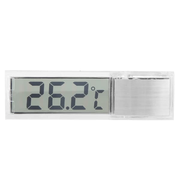 3D LCD Elektronisk Transparent Digitalt Akvarium Termometer Marin Vattentemperaturmätning