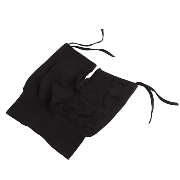 Yogashorts Ergonomisk hög midja rumpa lyftande sömlös dragsko Workout löparshorts för kvinnor M Svart