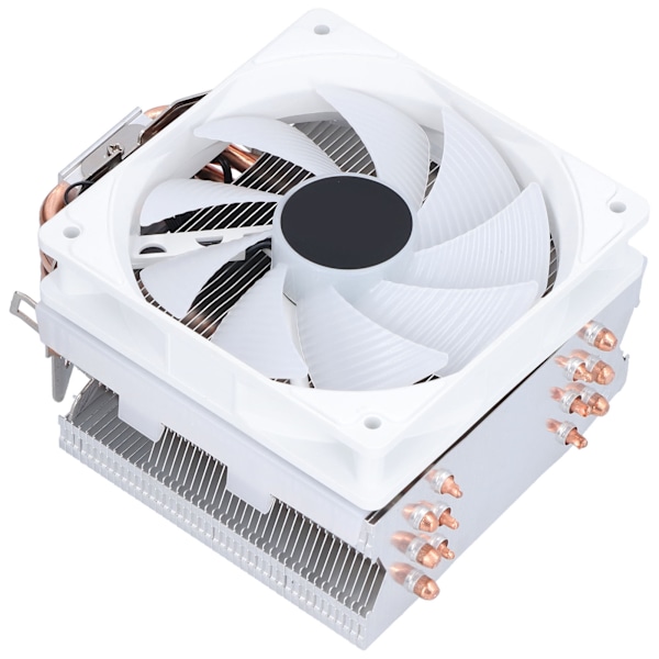 CPU-kylare 6 värmerör hydraulisk lager tyst värmeavledning dator kylfläkt för Intel/AMD