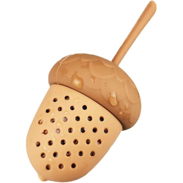 Bærbar Silikon Te-Infuser Vaskbar Løsblad Si Removable Filter til Suppe og Te
