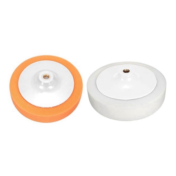 2 stk. 7 tommer 180 mm poleringspute Moppepute Myk svamp med M14-gjenge