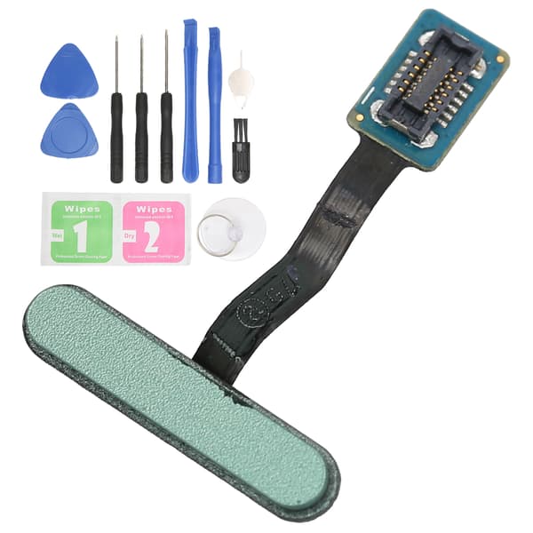 Hemknappskabel Telefon Fingeravtryck Touch Identifiering Flexkabel för S10E G970 Ersättning Grön