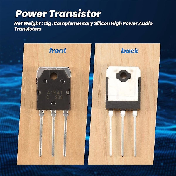 Par A1941 + C5198 10A 200V Effektforstærker Silicium Transistor-B10
