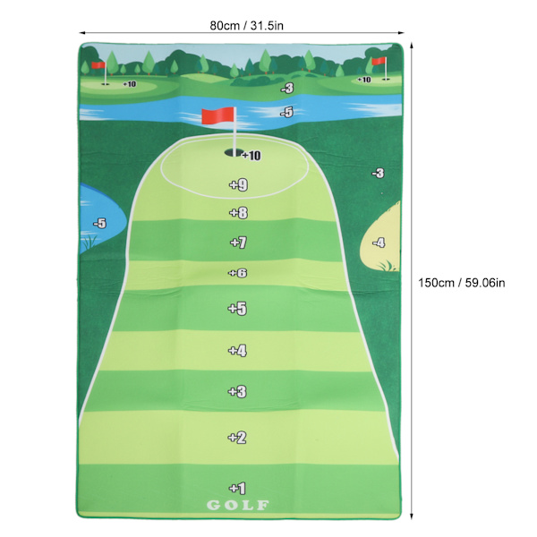 Chipping Game Play Mat Set Chipping Game Harjoitusmatto Sisä-ulkopelit aikuisille ja perhelapsille