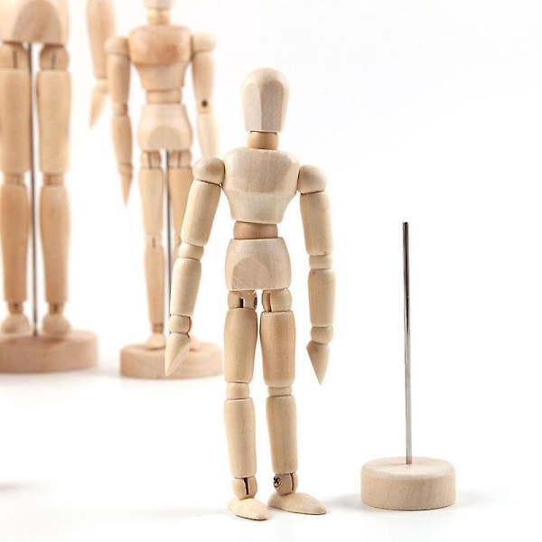 Kunstnerisk Træ Mannequin Skitsemodel