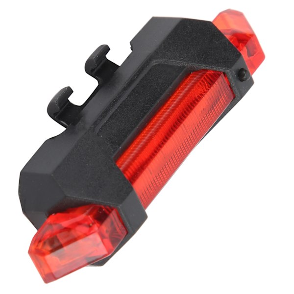 USB-oppladbar sykkellykt bak, sykkel LED-advarselslys, sykkeltilbehør, rød