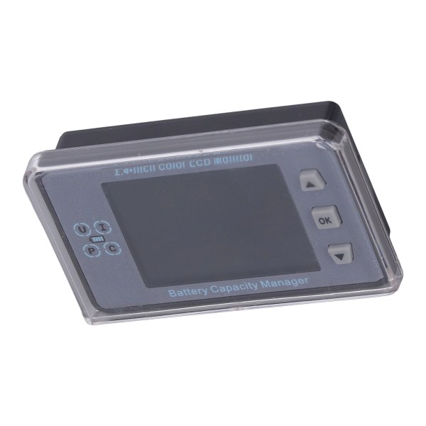 Voltmeter Coulometer Wireless Battery Capacity Manager Monitor med 2,4 tommers farge LCD-skjerm 500V 50A