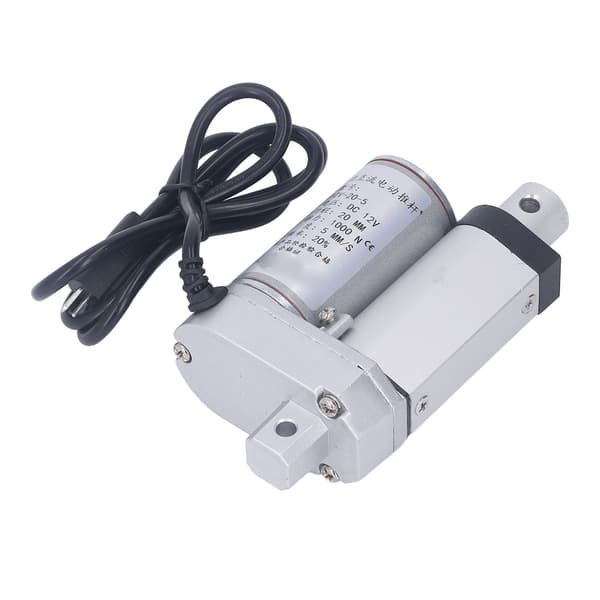 Elektrisk lineær aktuator 20 mm slaglængde 1000N tryk lineær aktuator til maskinudstyr 12V